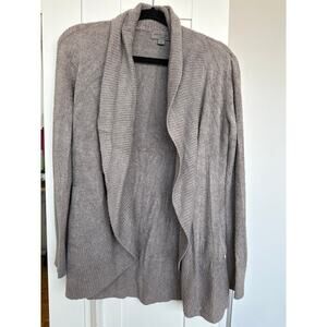 Barefoot Dreams CozyChic Lite Circle Cardigan, Dove Grey, Size S, Like New